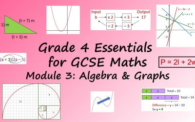 Grade 4 Essentials for GCSE Maths: Module 3: Algebra & Graphs